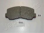 JapanParts PA-502AF комплект тормозных колодок, дисковый тормоз на MITSUBISHI L 300 фургон (P0_W, P1_W, P0_V, P1_V, P_2V, P2_W)