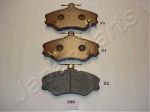 JapanParts PA-595AF комплект тормозных колодок, дисковый тормоз на HYUNDAI H100 автобус (P)