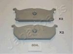 JapanParts PA-804AF комплект тормозных колодок, дисковый тормоз на SUZUKI SWIFT I (AA)
