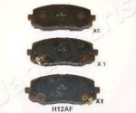 JAPANPARTS Комплект тормозных колодок, диско (PA-H12AF)