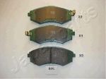 JapanParts PA-S02AF комплект тормозных колодок, дисковый тормоз на SSANGYONG REXTON (GAB_)