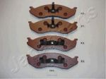 JAPANPARTS Комплект экономичных тормозных колодок (PA057P)