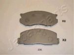 JAPANPARTS Комплект тормозных колодок, диско (PA239AF)
