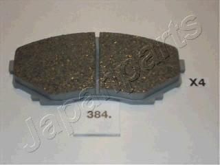 JAPANPARTS Комплект тормозных колодок, диско (PA384AF)