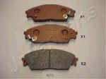 JAPANPARTS Комплект тормозных колодок, диско (PA423AF)