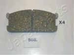 JAPANPARTS Комплект тормозных колодок, диско (PA508AF)