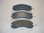 JAPANPARTS Комплект экономичных тормозных колодок (PA599P)