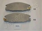 JAPANPARTS Комплект тормозных колодок, диско (PA904AF)