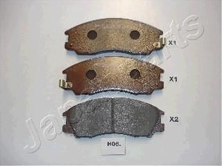 JAPANPARTS Комплект тормозных колодок, диско (PAH06AF)