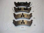 JAPANPARTS Комплект тормозных колодок, диско (PP019AF)
