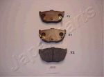 JAPANPARTS Комплект тормозных колодок, диско (PP595AF)