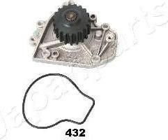 JapanParts PQ-432 водяной насос на HONDA CIVIC VI купе (EJ, EM1)