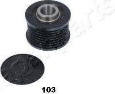 JapanParts RA-103 механизм свободного хода генератора на NISSAN PRIMASTAR фургон (X83)