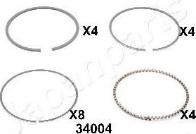 JapanParts RC34004 поршневое кольцо на SUZUKI BALENO универсал (EG)