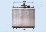 JapanParts RDA283093 радиатор, охлаждение двигателя на HYUNDAI GETZ (TB)