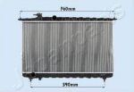 JapanParts RDA283095 радиатор, охлаждение двигателя на HYUNDAI SONATA IV (EF)