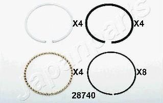 JapanParts RS28740 поршневое кольцо на TOYOTA HILUX II пикап (LN8_, RN5_, LN6_, YN6_, YN5_, LN5_, RN6_)