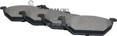 JP 1163601019 комплект тормозных колодок, дисковый тормоз на SKODA OCTAVIA (1Z3)