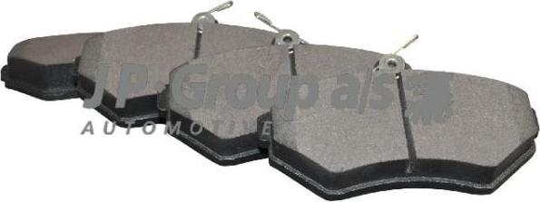 JP 1163604910 GROUP КОЛОДКИ ТОРМОЗНЫЕ ДИСКОВЫЕ ПЕРЕДНИЕ / AUDI A-4,VW PASSAT-V (БЕЗ ДАТЧИКОВ) 95~