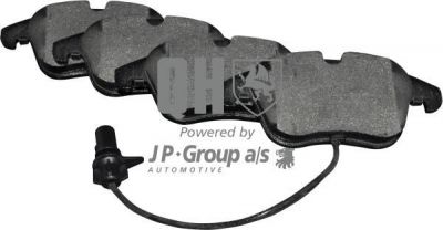 JP 1163607219 комплект тормозных колодок, дисковый тормоз на AUDI A4 Avant (8K5, B8)