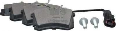 JP 1163705919 комплект тормозных колодок, дисковый тормоз на VW POLO (9N_)