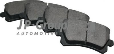 JP 1163706610 КОЛОДКИ ТОРМОЗНЫЕ ДИСКОВЫЕ ЗАДНИЕ / AUDI A3, A4, A6, TT / SKODA OCTAVIA / VW CADDY III, EOS, GOLF V, JETTA III, PASSAT, TOURAN 03 ~