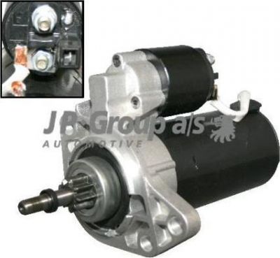 JP 1190300400 Стартер 1,8kw-12v / AUDI A-3;FORD Galaxy;SKODA Octavia;SEAT,VW 1.9 D,TD,TDI/2.3VR-5/2.5 TDI/2.8VR-6 89~