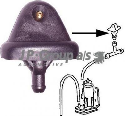 JP 1198700100 распылитель воды для чистки, система очистки окон на VW PASSAT (32)