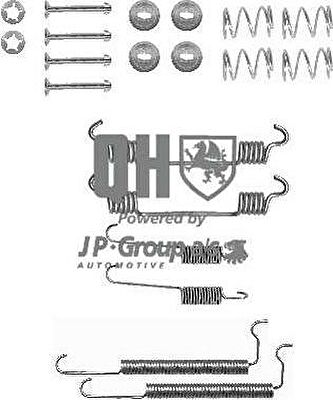 JP 1264001119 комплектующие, тормозная колодка на OPEL ASTRA F Наклонная задняя часть (53_, 54_, 58_, 59_)