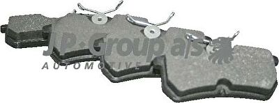 JP 1563700410 GROUP Колодки тормозные дисковые задние / FORD Focus-I,Fiesta-V, Fusion (без датчиков)