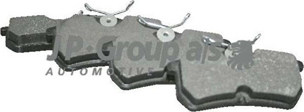 JP 1563700410 GROUP Колодки тормозные дисковые задние / FORD Focus-I,Fiesta-V, Fusion (без датчиков)