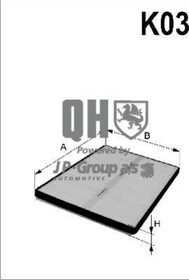 JP 3328101409 фильтр, воздух во внутренном пространстве на FIAT PALIO Weekend (178DX)