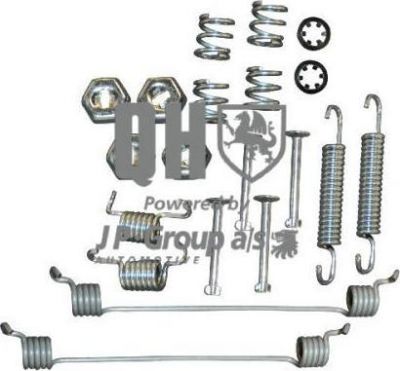 JP 4163950319 комплектующие, тормозная колодка на RENAULT CLIO I (B/C57_, 5/357_)