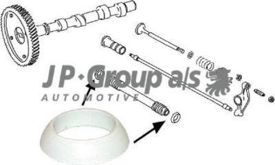 JP 8111001703 прокладка, предохранительная труба штанги толкател на VW KAEFER кабрио (15)