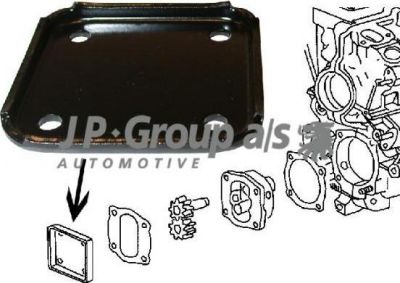 JP 8113150106 крышка корпуса, масляный насос на VW KAEFER кабрио (15)
