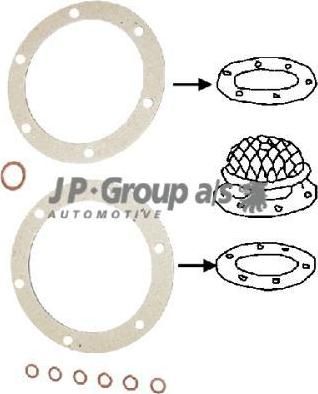 JP 8119600116 прокладка, сетчатый масляный фильтр на VW KAEFER кабрио (15)