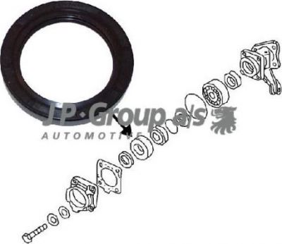JP 8151250600 уплотняющее кольцо вала, подшипник ступицы колеса на VW KAEFER кабрио (15)