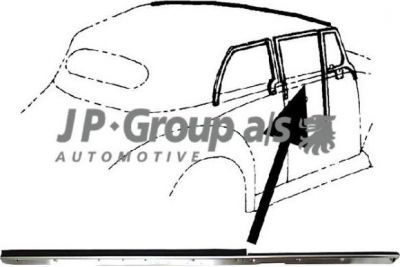 JP 8186000680 прокладка, боковое стекло на VW KAEFER кабрио (15)