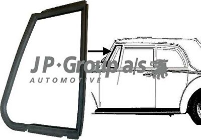 JP 8186002170 прокладка, боковое стекло на VW KAEFER кабрио (15)