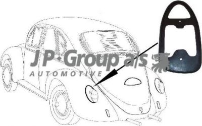 JP 8195350576 прокладка, задний фонарь на VW KAEFER кабрио (15)