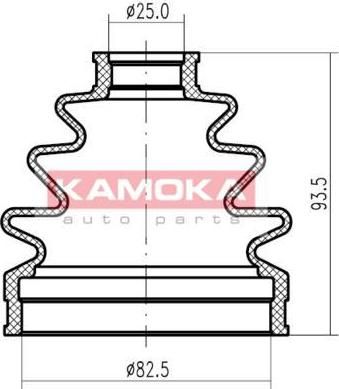 KAMOKA 1146002 пыльник, приводной вал на FIAT PANDA (141A_)