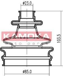 KAMOKA 1146224 пыльник, приводной вал на PEUGEOT 306 (7B, N3, N5)