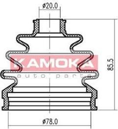 KAMOKA 1146292 пыльник, приводной вал на NISSAN PRIMERA (P10)