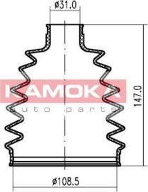 KAMOKA 1146508 пыльник, приводной вал на PEUGEOT BOXER автобус (230P)