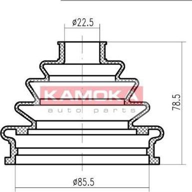 KAMOKA 1146762 пыльник, приводной вал на RENAULT CLIO I (B/C57_, 5/357_)