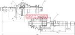 KAMOKA CT1138914 приводной вал на FIAT DUCATO Panorama (280)