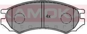 KAMOKA JQ1011334 комплект тормозных колодок, дисковый тормоз на NISSAN PRIMERA (P10)