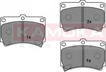 KAMOKA JQ1011430 КОМПЛЕКТ ТОРМОЗНЫХ КОЛОДОК, ДИСКОВЫЙ ТОРМОЗ