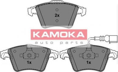 KAMOKA JQ101160 комплект тормозных колодок, дисковый тормоз на VW MULTIVAN V (7HM, 7HN, 7HF, 7EF, 7EM, 7EN)