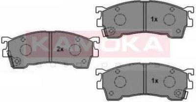 KAMOKA JQ1011900 КОМПЛЕКТ ТОРМОЗНЫХ КОЛОДОК, ДИСКОВЫЙ ТОРМОЗ